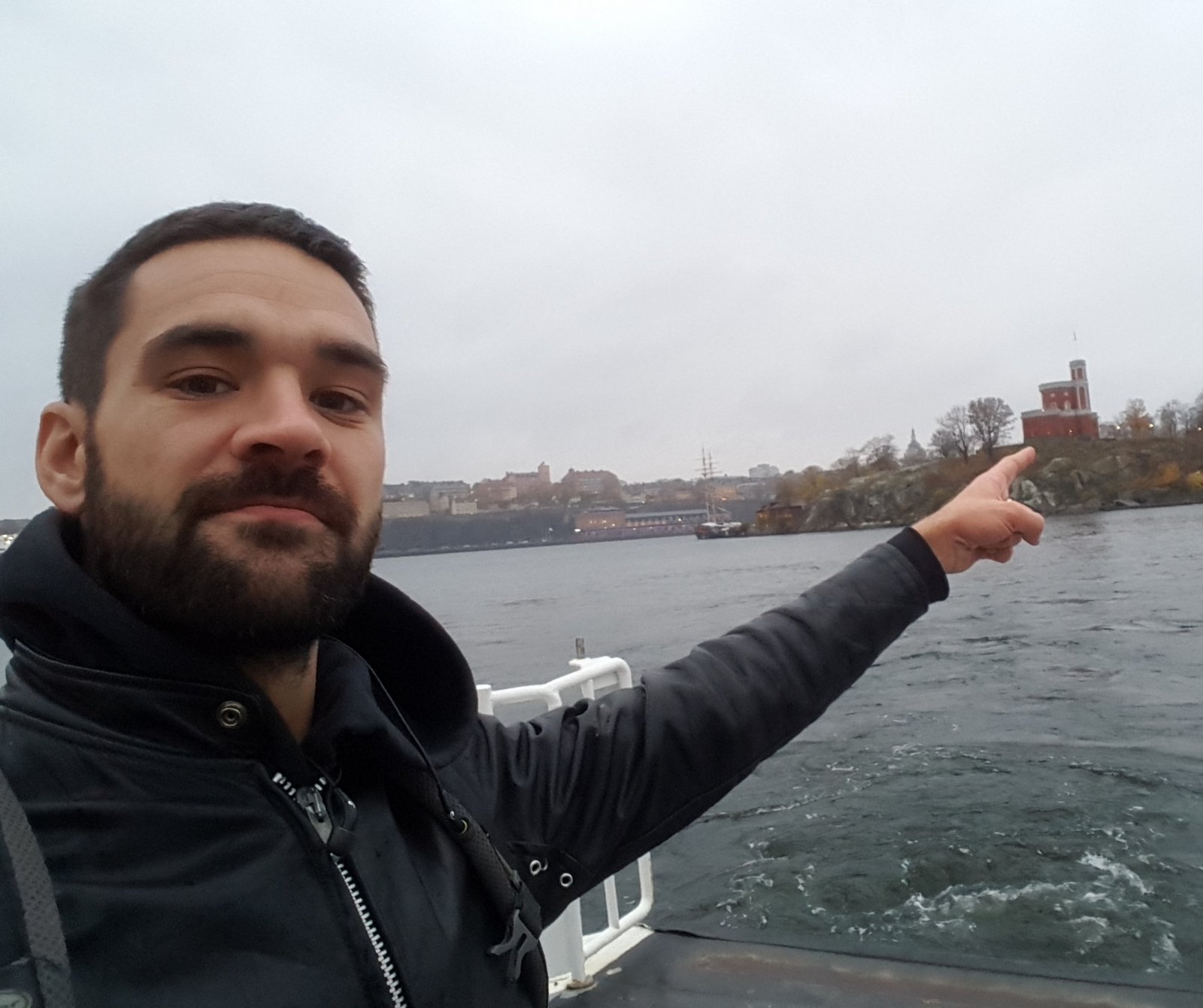 Taking a ferry to far-off portal.