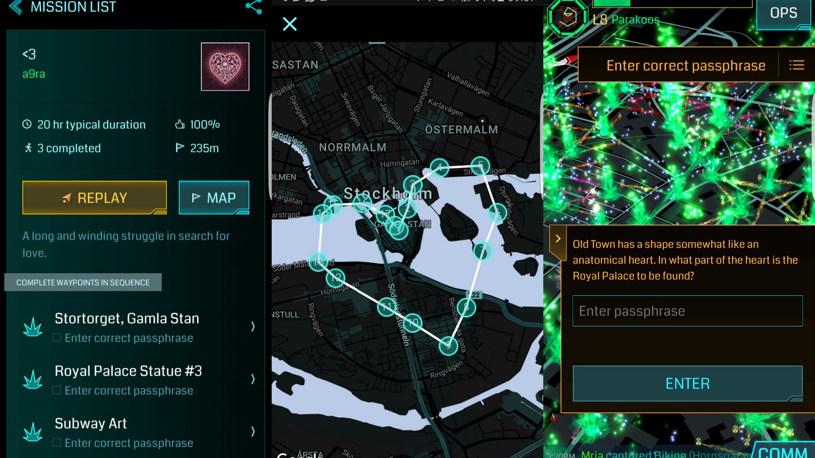 Heart Mission, Stockholm